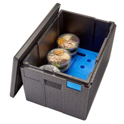 Termoizolační box Cam GoBox XL, horní plnění, GN 1/1, 64,5 l, Cambro, 64,5 l, 64,5L, Černá, 610x430x(H)390mm | EPP180XLT110
